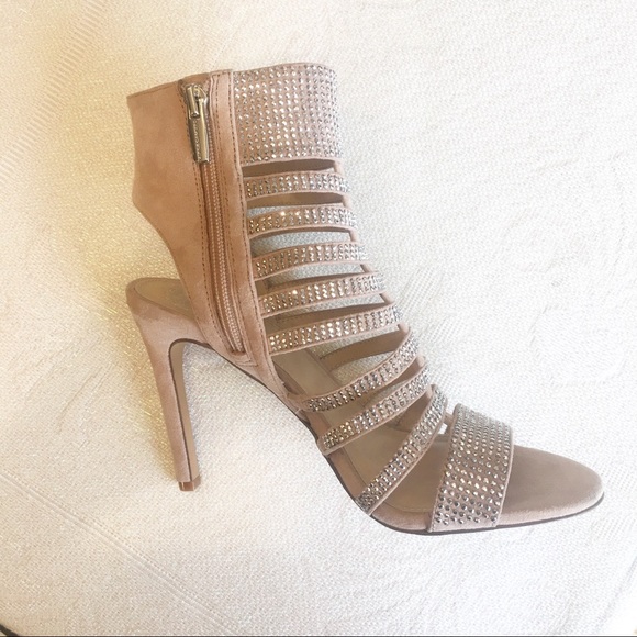 Vince Camuto Katal Rhinestone Coated Cage Heel - Picture 6 of 7